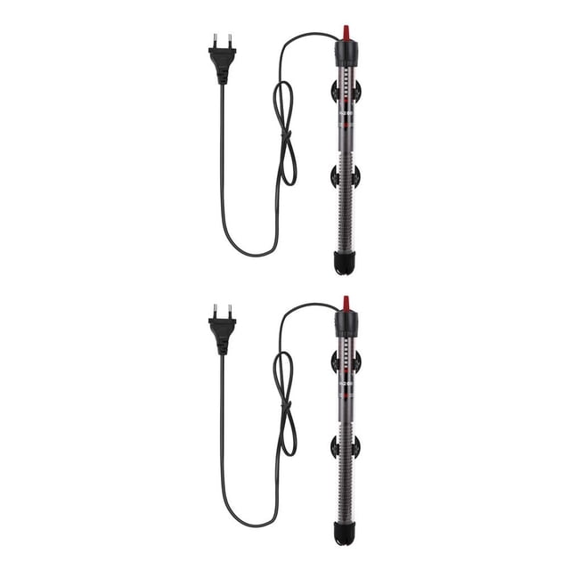 Calentador de acuario Methold Vidrio sumergible 25W 2Conjunto