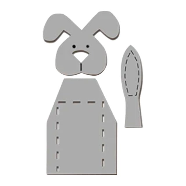 Clearance Easter DIY Storage Basket Bag Fashionable And Irregular Shaped Acrylic Craft With 2 Tools Included