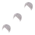 thumbnail image 2 of Turbante Musulmán Sonducket Hijabs Caps Frente Color Plisado Elasticidad Chemo Mujeres Headwear Gris Claro, 2 of 6