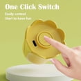 thumbnail image 4 of Electric Cat Toy, Cat Play, Silicone, Yellow Tulip Flower Toy, Obstacle Avoidance, Random Motion, Indoor, Feline Activity, 1 Pc, 4 of 8
