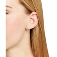 thumbnail image 2 of Aqua Delicate Hoop Earring (Gold), 2 of 2
