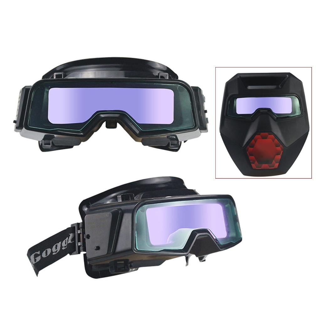 Miulika Solar Powered Automatic Darkening Welding Mask Helmet Protective Goggles