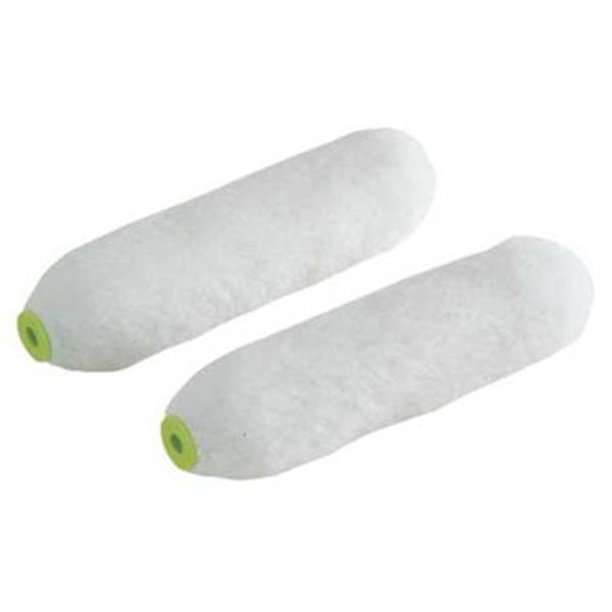 SHURLINE 4955TEF Roller Refill, Latex Paint, 3/8 in Thick Nap, Fabric Cover