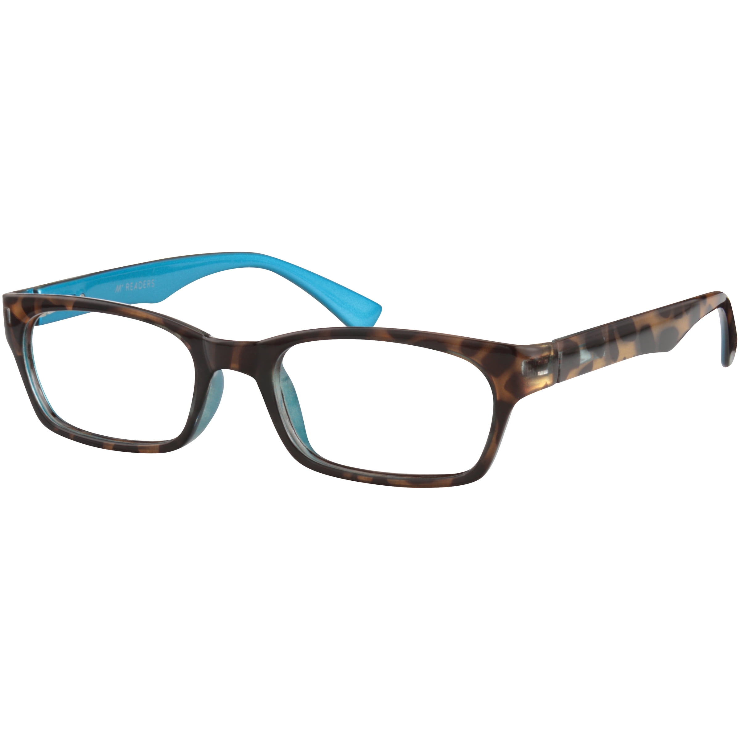 M Readers Women's Colleen +1.75 Rectangle Reading Glasses - Tortoise with Case