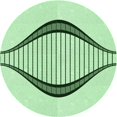 thumbnail image 1 of Ahgly Company Tapis d'Intérieur Lavables en Machine, Ronds, Transitionnels, Vert Menthe, Ronds de 3', 1 of 7