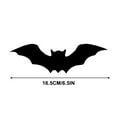 thumbnail image 5 of Darzheoy Halloween Party Supplies Halloween Decorations Bats Wall Decor 16PCS Realistic 3D Bat Sticker for Home Decor Halloween Party Decorations Wall Decal, 5 of 7