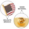 thumbnail image 3 of WHAMVOX 10pcs USA Flag Lapel Pins Patriotic Alloy Brooches Independence Day Badge for National Celebrations Sports Games Bags Clothes, 3 of 8