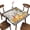 Autumn Pumpkin Black White Buffalo, variant on Fitted Square Tablecloth, Fall Harvest Thanksgiving Pumpkin Autumn Leaves Polyester Table Cloth, for Kitchen Dining Party Patio Tabletop Decoration, Fit for 36" x 36"Square Table
