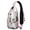 Tropical Floral, variant on Tropical Floral Sling Backpack, Lightweight Crossbody Daypack with Exotic Botanical Design, Ideal for Beach Travel, Summer Adventures, and Outdoor Activities