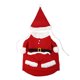thumbnail image 1 of 1 juego de ropa para perro, abrigo navideño para perro, capa con forma de Papá Noel, disfraz navideño para perro, talla XS, color rojo, 1 of 7