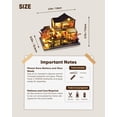 thumbnail image 2 of DIY Miniature House Kit, Mini House Kit for Beginners, DIY Dollhouse Kit for Adults to Build, Model Building Craft Diorama Kit, Ideal Gifts for Birthday Christmas Valentine(Japanese Garden House), 2 of 8