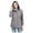 Grey, variant on Vedolay Anoraks for Women Adjustable Drawstring Waist with Pockets Anorak Coat Black,L