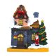 thumbnail image 2 of Añade a tu colección Figuras de Pueblo Musical Trineo de Resina de Pilas de Pueblo Santa Claus y Bell, 2 of 9