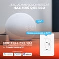 thumbnail image 4 of Tomacorriente Inteligente Wi-Fi Multicontacto 2 contactos + 1 puerto USB-A Compatible con App móvil y Asistentes de voz Tecnolite, 4 of 6