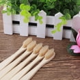 thumbnail image 4 of Toothbrushes 8 In 1 Bamboo Toothbrushes Cleaning Gum Sustainable Soft Bamboo Toothbrushes Beige, 4 of 8