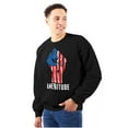 thumbnail image 4 of American Attitude Rebel Patriot Plus Size Long Sleeve Graphic Tee Shirt Brisco Brands 2X, 4 of 6