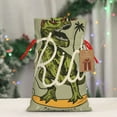 thumbnail image 5 of Pofeuu Dinosaur Print Burlap Bags with Drawstrings Drawstring Gift Bags Pouch Bag for Thankgiving Birthday Party Gift Wrapping Treats and Party Favors-Medium, 5 of 9