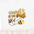 thumbnail image 4 of Inktastic Sweet As Can Bee Cute Bee Pun Girls Toddler Dress, 4 of 5