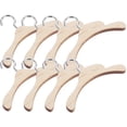 thumbnail image 4 of EeaseMX 10 perchas de madera para muñecas BJD, perchas de madera para ropa, perchas para accesorios de muñecas (7,5 cm), 4 of 8