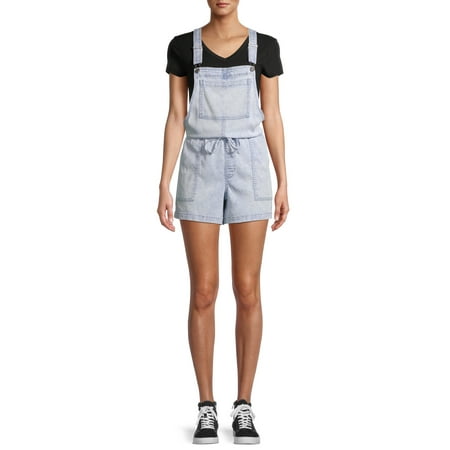 Time and Tru Sleeveless Relaxed Fit Shortall (Women's), 1 Count, 1 Pack