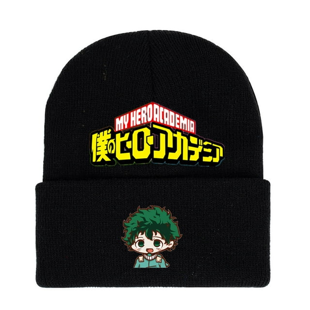 Gorro de punto para invierno My Heros Academias Anime Slouch H