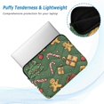 thumbnail image 2 of FORMRS 13"-13.3" Laptop Sleeve Protective Case Soft Carrying Quilted Computer Bag Cover, Yellow Christmas Gingerbread, 2 of 7