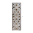 thumbnail image 3 of 2â€™ x 7â€™ Blue and Beige Floral Runner Rug, 3 of 8