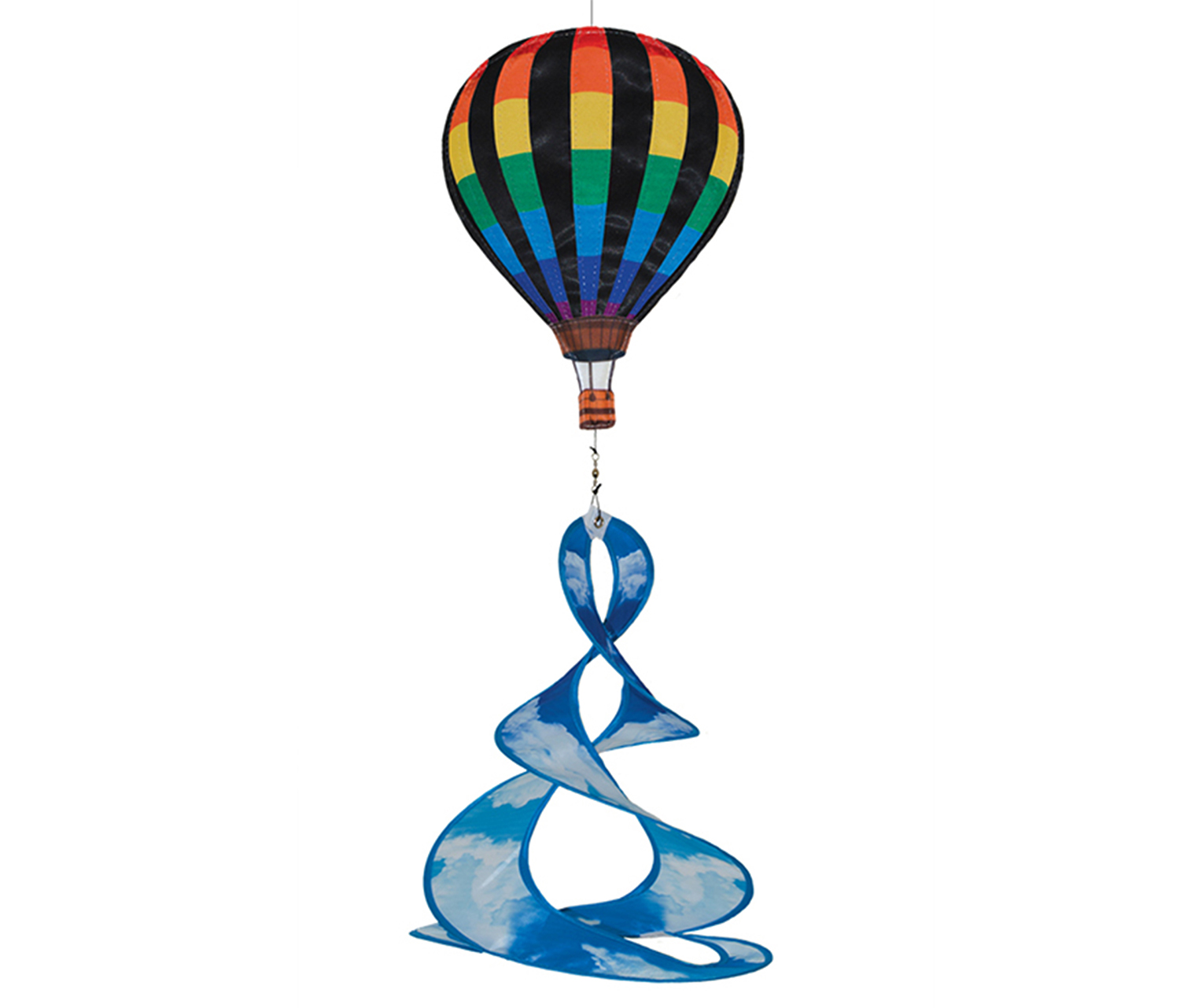 Hanging Novelty Patio Decor Colorful Hot Air Balloon Theme Duet