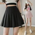 thumbnail image 3 of Mini Skirts Womens 2024 Summer Japanese School Pleated Skirts High Waist Kawaii Cute Pink Plaid Skirt Uniform Harajuku Jupe, 3 of 10