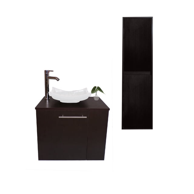 Combo De Gabinete Para Baño Lavamanos Y Monomando Derecho + Gabinete Organizador Garnier