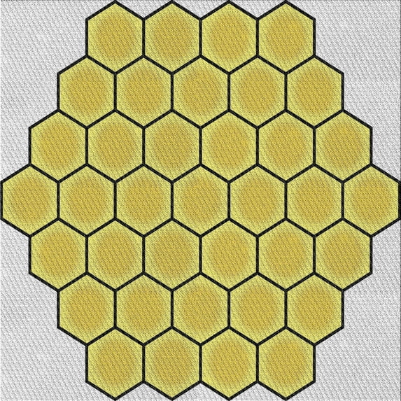Ahgly Company Indoor Square Patterned Mustard Yellow Novelty Area Rugs, 3' Square