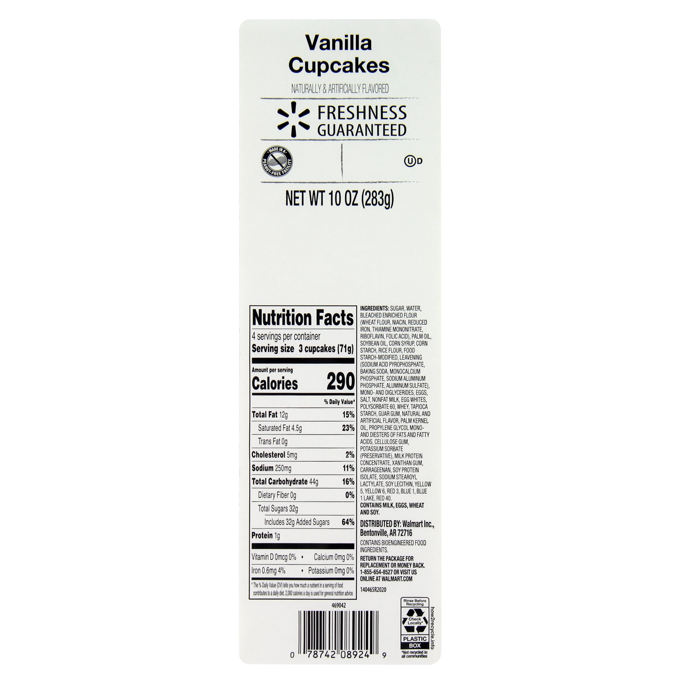 Freshness Guaranteed Vanilla Mini Cupcakes, 10 oz, 12 Count