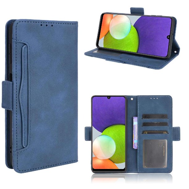 Funda Cartera Magnética para Samsung Galaxy A22 4G- Tarjetero Desmontable, Cuero PU, Soporte