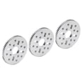 thumbnail image 3 of Robot Gears,3Pcs Spur Gear Straight Aluminum Spur Gear Mod Gear Rugged and Tough, 3 of 14