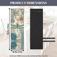 thumbnail image 4 of TSOVTHRID Quilted Dining Chair Seat Covers Stretch Seat Cushion Slipcovers Comfy Washable Dining Chair Slipcovers with Elastic Band, Boho Mandala Floral Dragonfly Print, Set of 4, 4 of 7