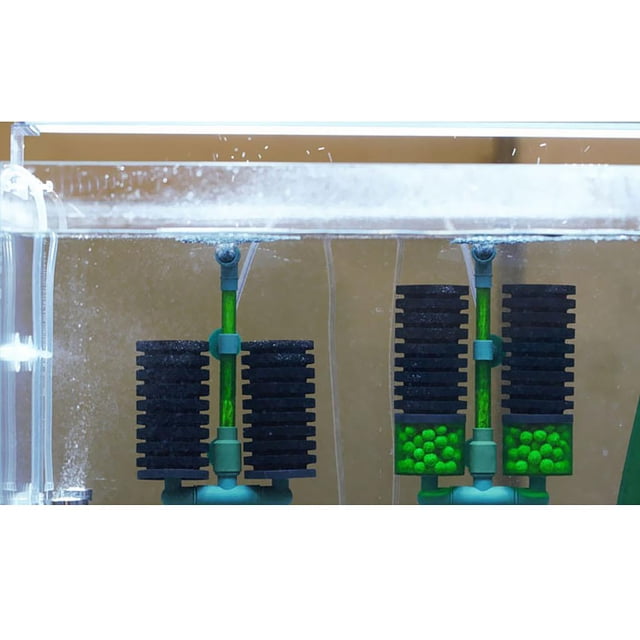 4Pcs acuario aire accionado filtros de esponja bioquímicos accionado por aire Salvador Esponja Esponja De Filtro De Agua