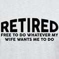 thumbnail image 3 of CafePress - Retired Light T Shirt - Men's Classic Graphic T-Shirt, 3 of 4