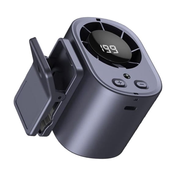 Car Clip On Fan Portable Mini Fan for Car Visor USB Rechargeable Battery Operated Small Fan for Driving Camping