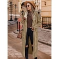 thumbnail image 2 of Fall Cardigan Sweaters for Women Fashion Open Front Hooded Cable Oversized Long Trendy Warm Winter Coats Outfits, 2 of 12