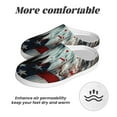 thumbnail image 6 of KLL USA Bald Eagle Pattern Adult Unisex Cozy Slippers,Fuzzy Slip-on Slippers TPR Sole Slippers Comfort Plush Home Footwear for Indoor & Outdoor-13, 6 of 7