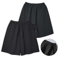 thumbnail image 2 of Goodtrade8 Men's Shorts Athletic Big and Tall Pockets Gym Drawstring Straight Elastic Waist Casual Solid Color Mens Shorts, 2 of 5