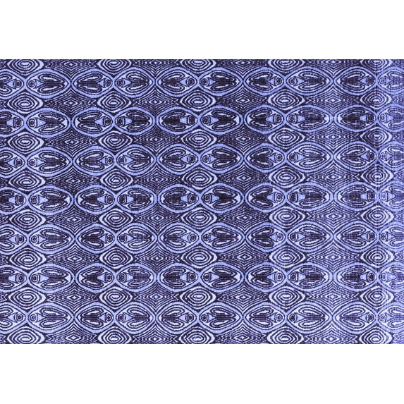 Ahgly Company Machine Washable Indoor Rectangle Abstract Blue Modern Area Rugs, 8' x 12'