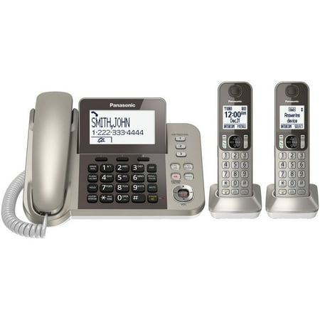 Panasonic Corded/Cordless Phone and Answering Machine - 2 Cordless Handsets
