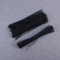 thumbnail image 6 of FRCOLOR 500pcs 15cm Plastic Coated Iron Wire Twist Ties Cable Wrap Organizer Ties (Black), 6 of 6