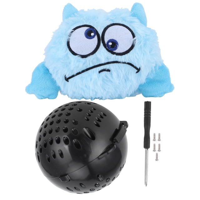 Pelota que despide de la felpa del perro, diseño elevado de la bola de la risita de la felpa del animal doméstico de la bola de la sacudida del perro de la risita de la historieta del perro Jadeshay A