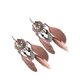 thumbnail image 5 of Pendientes de borla de girasol Minnieouse colgantes atractivos cómodos elegantes bohemios rosa, 5 of 6