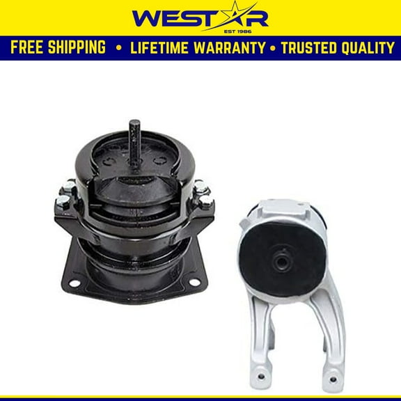 Fits 1999-2004 Honda Odyssey 3.5L Front(Hydraulic) & Rear Motor Mount Set 2PCS : A4519HY, A4518