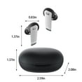thumbnail image 3 of items for Wireless Earbuds, Bluetooth 5.4 Headphones Sports, 50H Playback in-Ear buds with 4 ENC Noise Cancelling Mic, Deep Bass Earphones with Earhooks, IP7 Waterproof Fitness Headset, 3 of 7