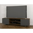 thumbnail image 2 of Nexera Helix 72-inch TV Stand, Truffle and Charcoal Grey, 2 of 6