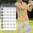 thumbnail image 6 of Jiueut Pumpkin Pinecone Maple Leaves Print Matching Golf Shirts for Couples Thanksgiving Women's Long Sleeve Golf Shirts Workout Tops Mens Zip Up Polo Shirt 2026 His & Hers Sports Top, Size L, 6 of 6